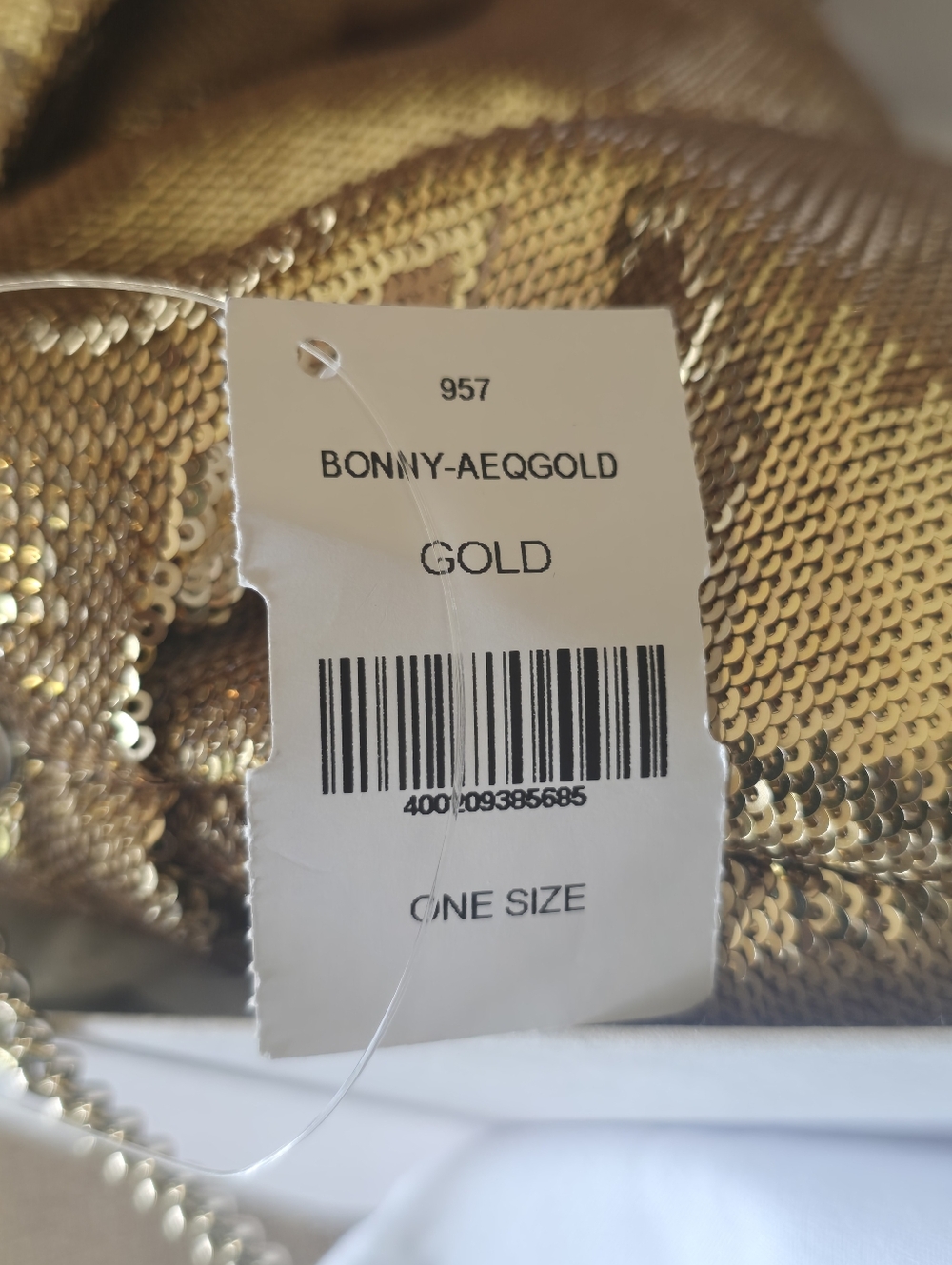 Jimmy Choo - Bonny Sequined Gold Handbag/Clutch NWT - Picture 13 of 13